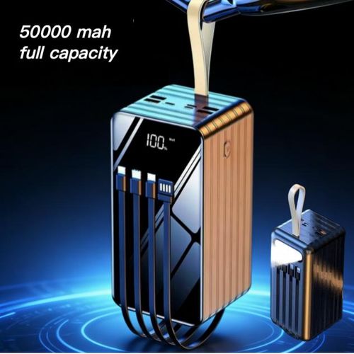 AVNEX 50000mAh Strong durable Full Capacity Large Capacity, Fast Charging Power Bank