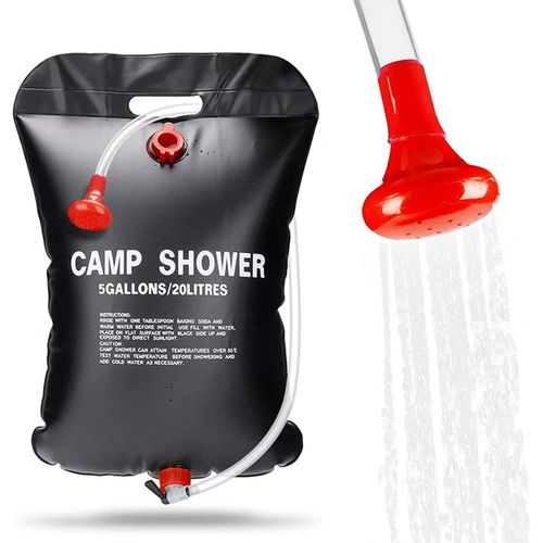 20L Solar Bath Bag, Camping Shower Bag, Outdoor Bath Water Bag
